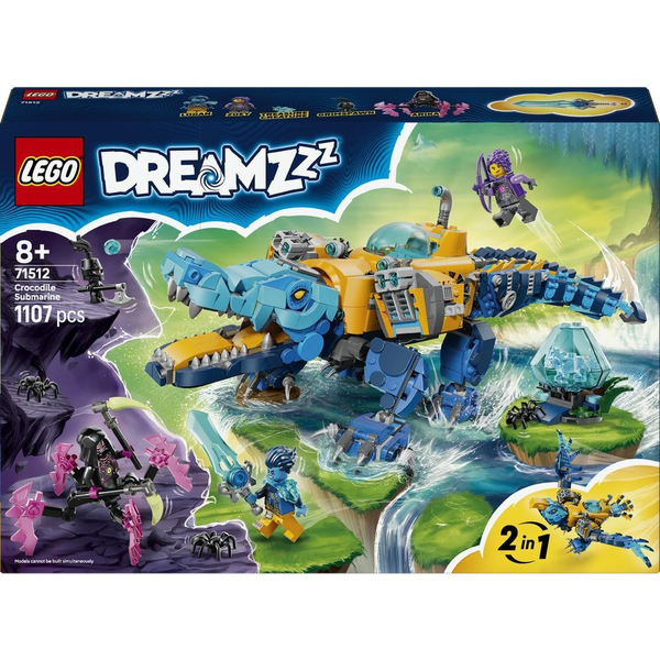 LEGO® DREAMZzz: Krokodil-tengeralattjáró (71512)