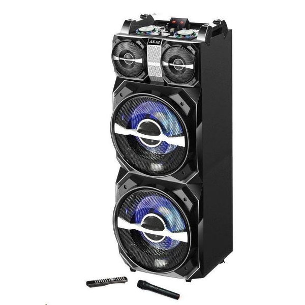 Akai DJ-T5 professzionális Bluetooth hangszóró fekete