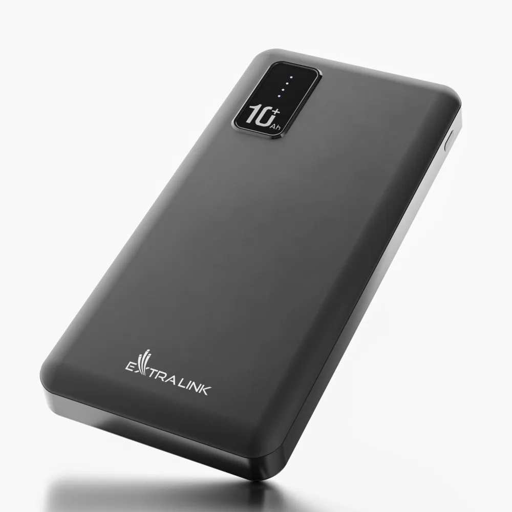 ExtraLink EPB-098B Power Bank 10000mAh - Fekete (EPB-098B)