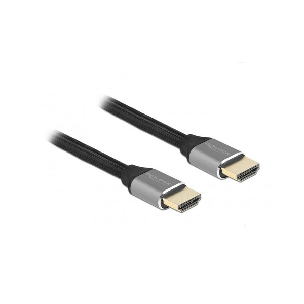 DELOCK Ultra High Speed HDMI Kabel 48 Gbps 8K 60 Hz grau 3m