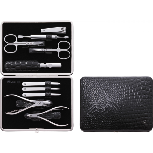 ZWILLING 97509-004-0 Manikűr/Pedikűr Eszköz Készlet Rozsdamentes Acél Fekete