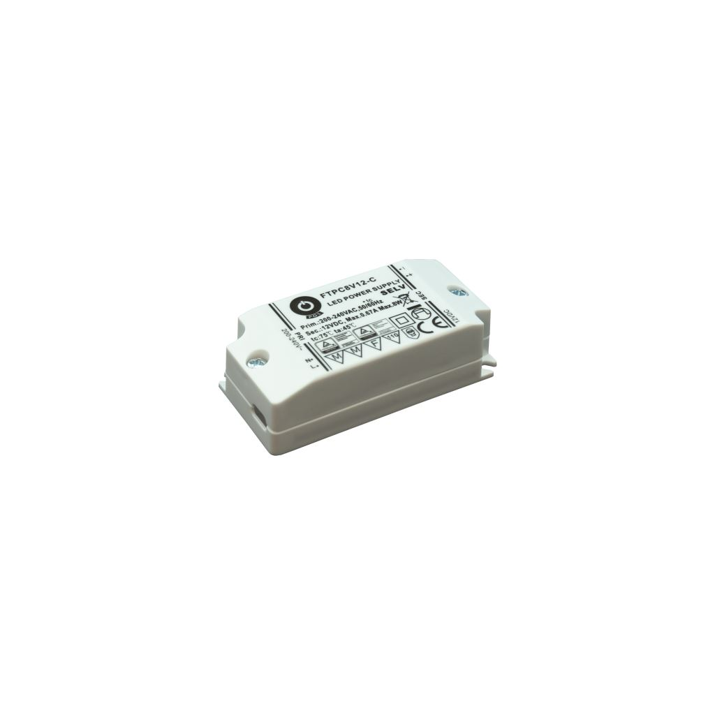 POS Power FTPC8V12-C 12V/0.67A 8W IP20 LED tápegység (FTPC8V12-C)