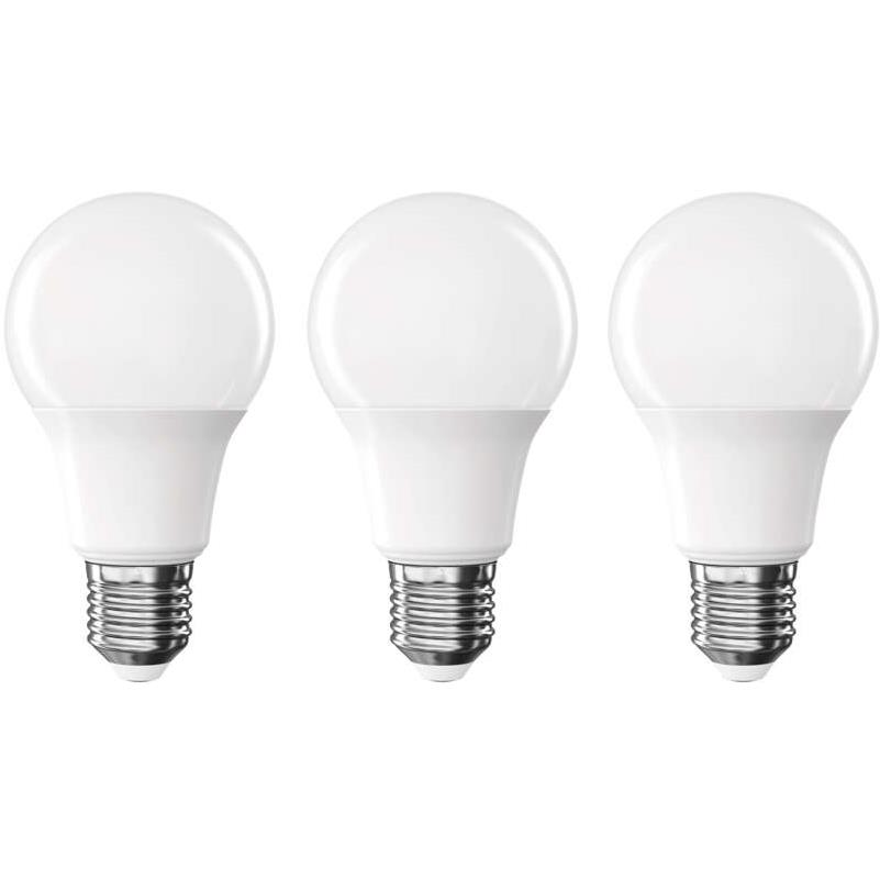 EMOS Classic A60, E27, 7 W (60 W), 806 lm, semleges fehér - 3 db (1525733475)