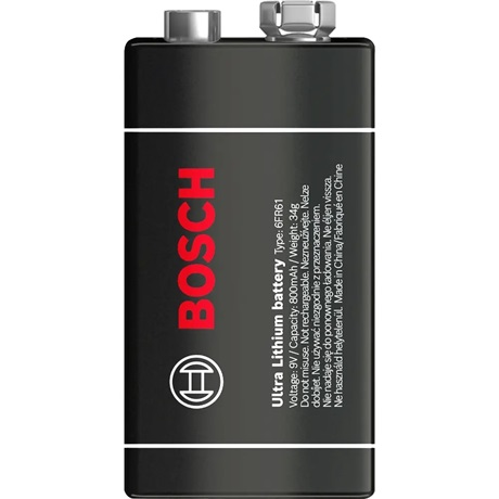 Bosch ELEM LÍTIUM 9V 1-BLISZTER (6FR61UL1B/00) (6FR61UL1B/00)