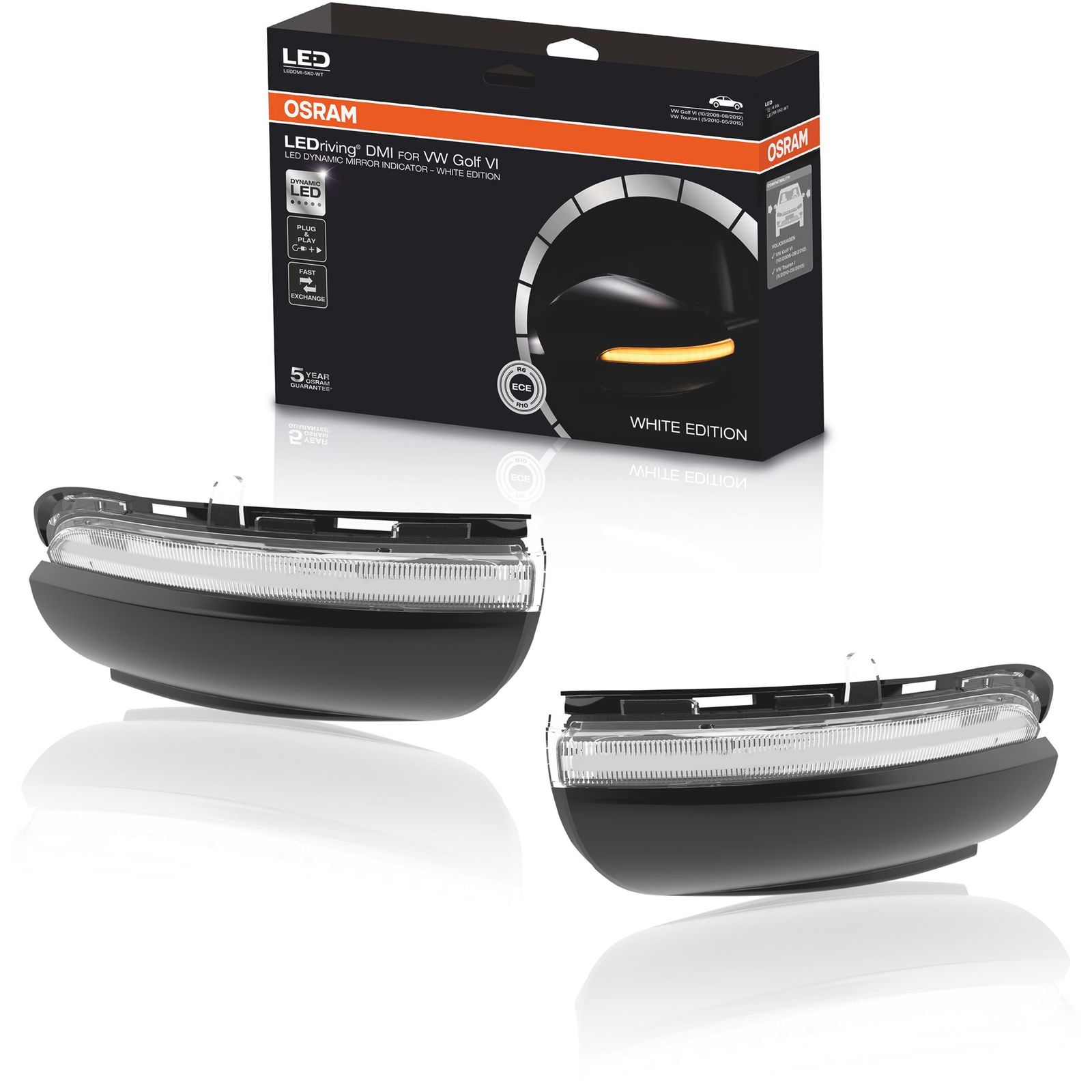 OSRAM LEDriving Dynamic Mirror White VW Golf VI, Touran I (LEDDMI 5K0 WT S)