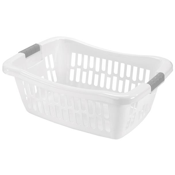 HEIDRUN Ruháskosár 64 × 44 × 24,5 cm fehér, műanyag (HDR5088)