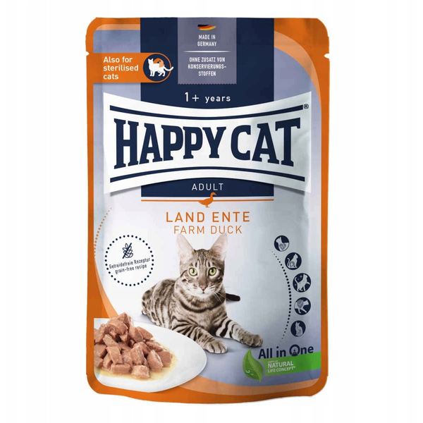 Happy Cat Pouch Szósz Culinary Kacsa Macskák Részére  85 G