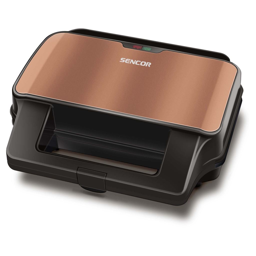 Sencor SSM 9976GD 4az1-ben szendvicssütő aranyszínű-fekete (SSM 9976GD)