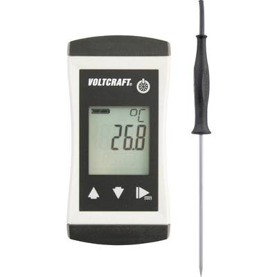VOLTCRAFT PTM-120 Hőmérséklet mérőműszer -70 ... 250 °C Érzékelő típus Pt1000 IP65 Kalibrált: Gyári standard (tanúsítvány nélkül) (VC-8603580)