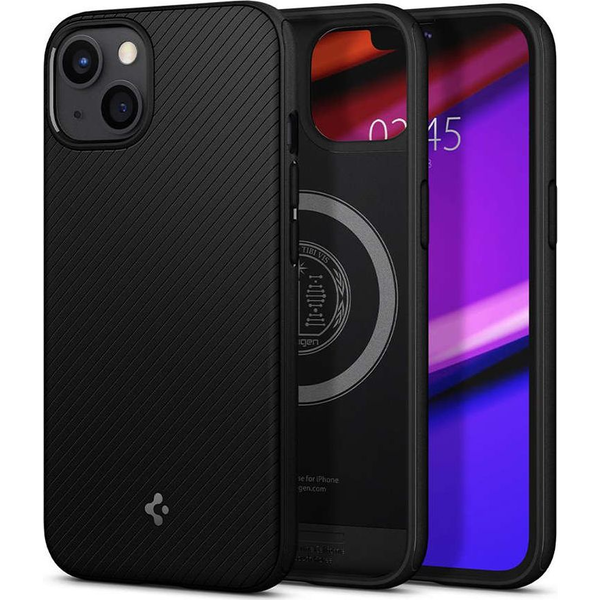 SPIGEN Mag Armor MagFit hátlaptok iPhone 13 mini fekete