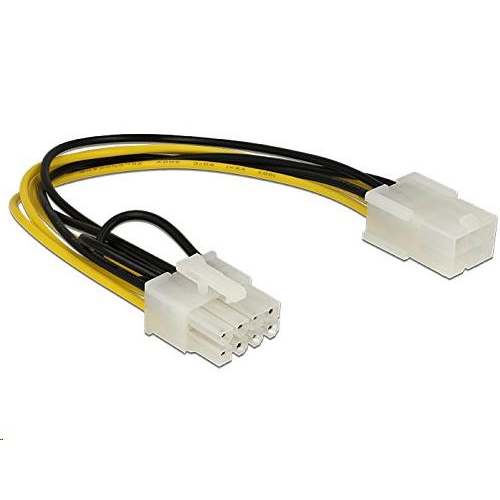 DELOCK Stromkabel 6Pin PCIe -> 8Pin PCIe Bu/St 0.20m