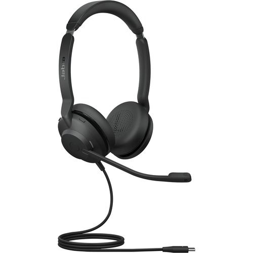 Jabra Evolve2 30 MS стерео слушалки с USB-C, черни