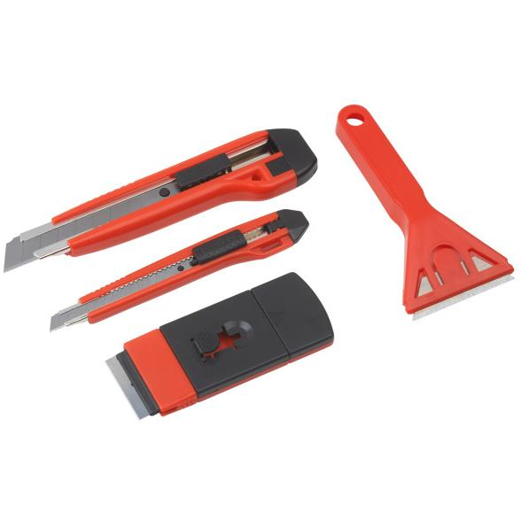 Werkzeyt kés és kaparó készlet, 4 db (WU4250030)