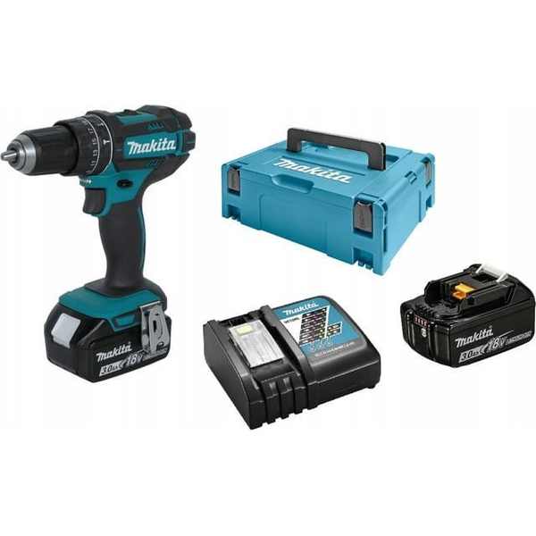 Wiertarko-wkrętarka Makita DHP482RFJ 18 V 2 x akumulator 3 Ah