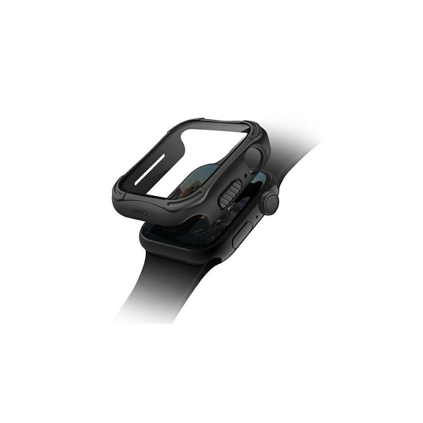 Apple Watch S4/5/6/SE Tok + kijelzővédő 40mm - Fekete