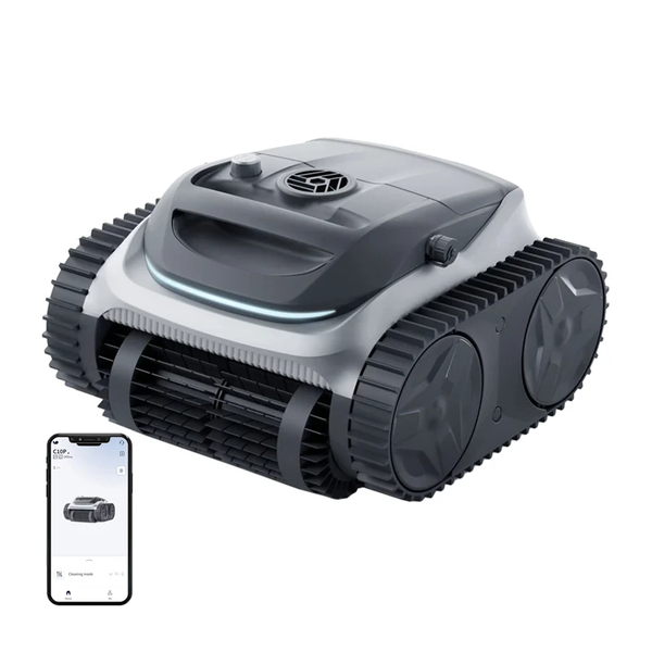 Medencetisztító robot 120 perc 80m² IPX8 Fehér C10-WH-EU