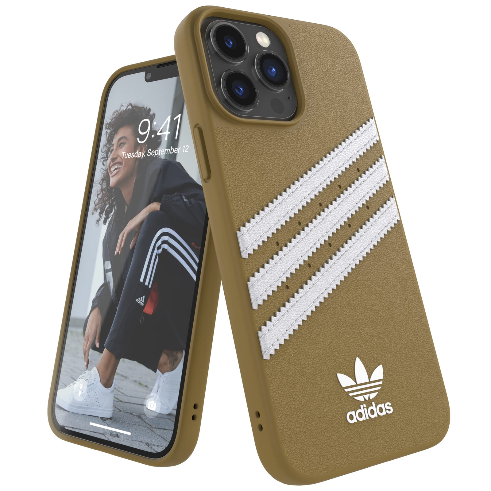 Adidas OR Moulded Apple iPhone 13 Pro Max Tok - Bézs/Arany (47807)