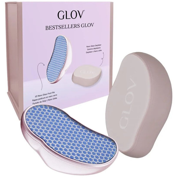GLOV_SET Bestsellers Glov pumeks do stóp z nano szkła + depilator z nano szkła