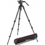MANFROTTO Nitrotech 612 video fej + 536 magas CF állvány, szimpla láb MVK612CTALL