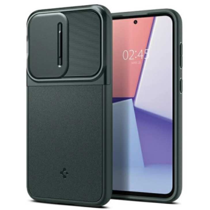 Spigen Optik Armor Samsung Galaxy S23 FE Tok - Zöld (ACS06381)