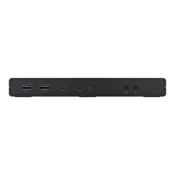 ICY BOX IB-DK2245AC Ledningsført USB 3.2 Gen 1 (3.1 Gen 1) Type-C Sort