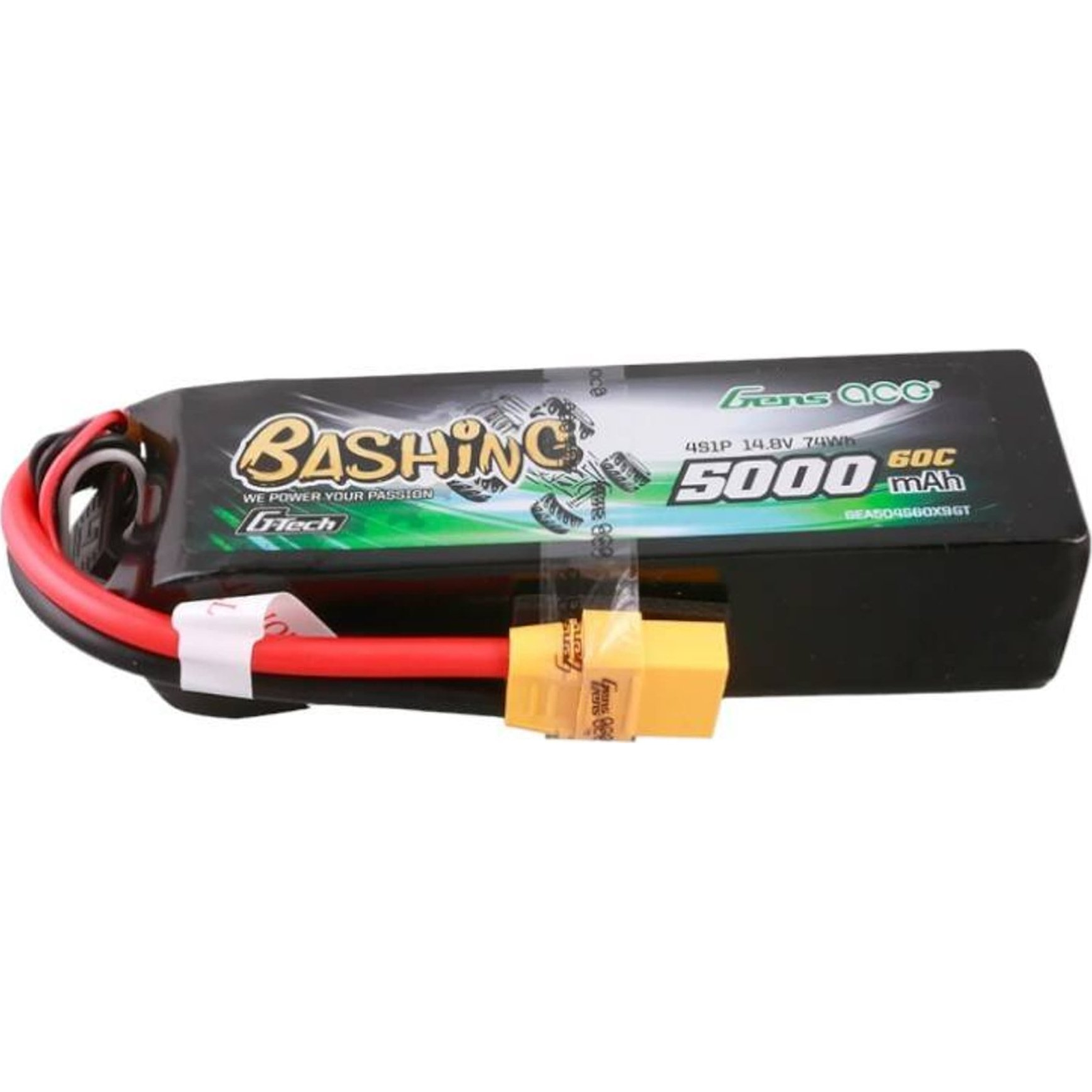 GENS ACE G-Tech Bashing 5000mAh 14.8V 4S1P 60C XT90 LiPo akkumulátor (6928493309384)