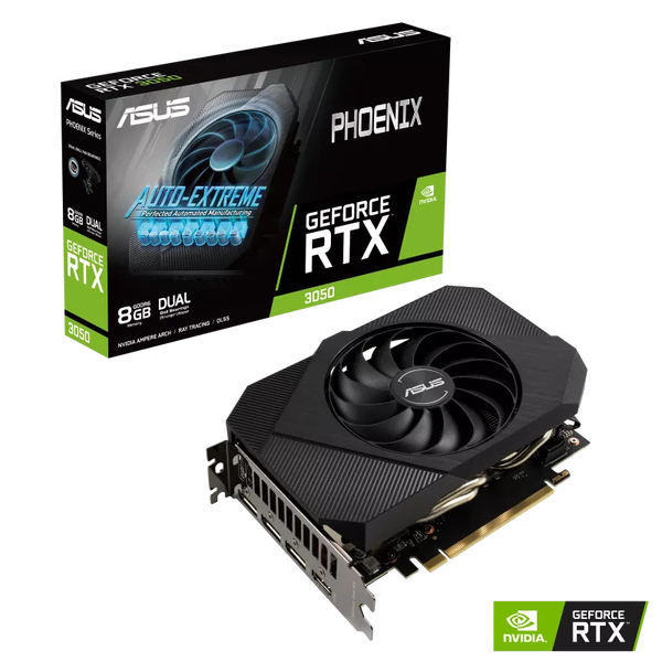 ASUS Phoenix PH-RTX3050-8G NVIDIA GeForce RTX 3050 8 GB GDDR6