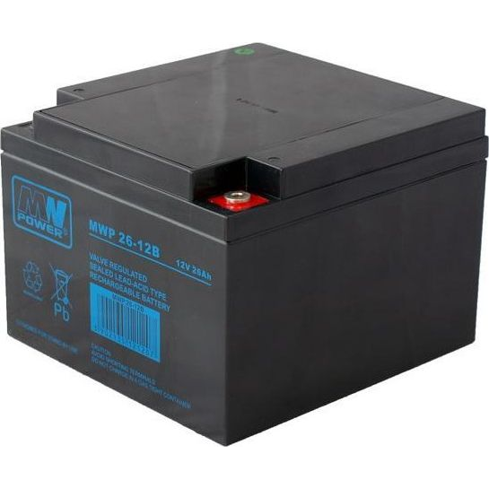 MPLPower MWP 26-12B 12 V 26Ah AGM VRLA Akkumulátor