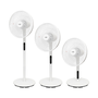 Home by Somogyi sft40r Home SFT 40R Стоящ вентилатор 3в1, 60 W, номинален диаметър на лопатките 40 см, 5 лопатки, 4 нива, сензорен бутон, дистанционно управление, регулируема височина и ъгъл на наклон 78, 105, 132 см, LED дисплей