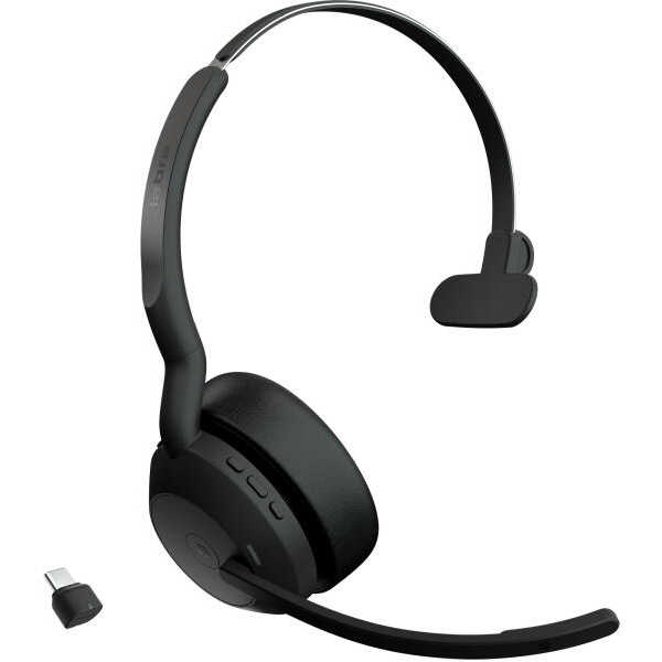 Jabra 25599-889-899 слушалка Слушалки Безжичен Лента за глава Офис/Център за обаждания Bluetooth Черен