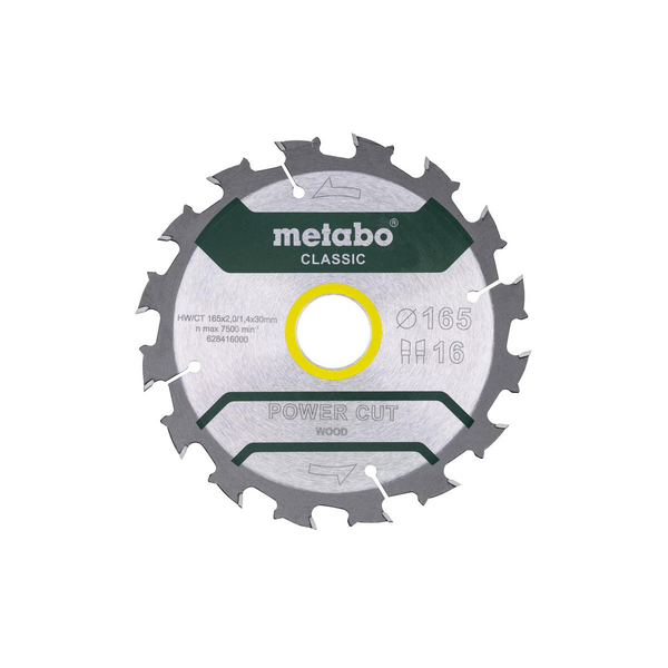 METABO OKRUŽNÍ PILA HW/CT 165x30x16z POWER CUT WOOD CLASSIC