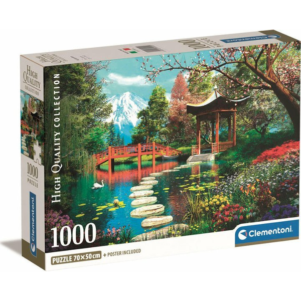 Clementoni High Quality Collection Fuji Garden Legpuzzel 1000 stuk(s) Liggend