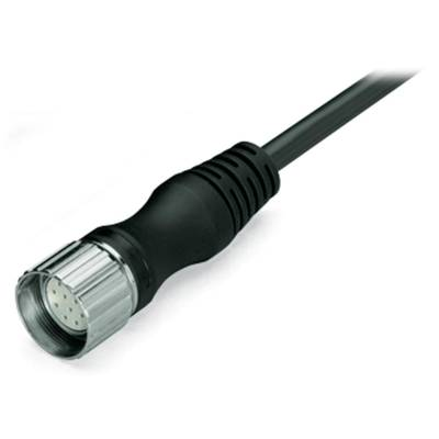 WAGO 756-3201/120-050 Érzékelő-/működtető összekötő, konfekcionált M23 Alj, egyenes 5.00 m Pólusszám: 12 1 db (756-3201/120-050)