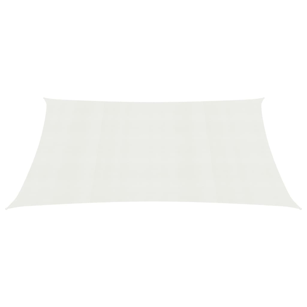 Pânză parasolar, alb, 3,5 x 5 m, HDPE, 160 g/m²