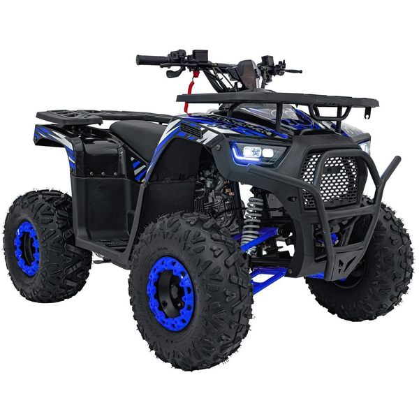 Cuatrimoto De Gasolina Azul Discoverer De 120 Cc