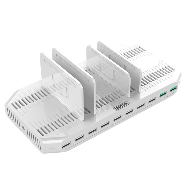 Unitek Y-2190A 10-portos USB töltőállomás (5V / 2.4A) (Y-2190A)