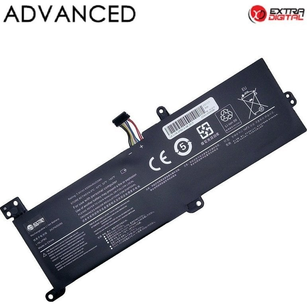 Bateria Lenovo Nešiojamo kompiuterio baterija LENOVO L16L2PB2, 4500mAh, Extra Digital Advanced