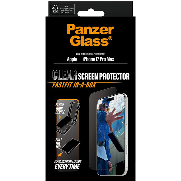 Tvrzené sklo PanzerGlass pro Apple iPhone 17 Pro Max 1 ks