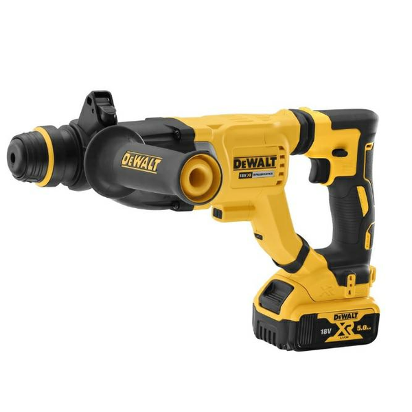 DeWalt DCH263P1-QW akkus fúró-vésőkalapács 18 V | 3 J | Betonban 28 mm | 3,3 kg | Szénkefementes | 1 x 5 Ah akku + töltő | Kofferben