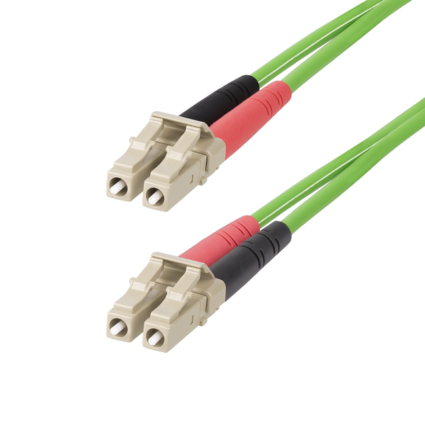 StarTech.com LCLCL-1M-OM5-FIBER Glasfaserkabel LOMM Grün