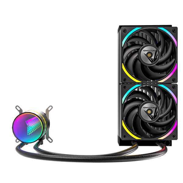 Formula Oasis L240 ARGB 240 mm – Sistem universal de răcire cu apă pentru procesor – Negru