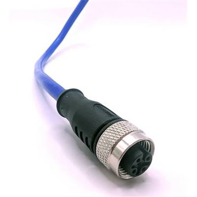 Mueller Electric C4C81M005 Érzékelő-/működtető összekötő M12 Alj, egyenes 5 m Pólusszám: 4 1 db (C4C81M005)