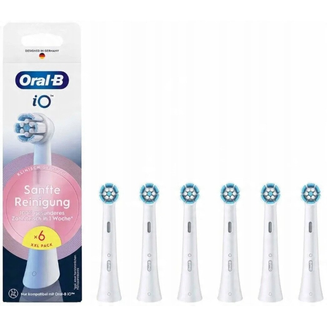 Fogkefefej Oral-B Sonic iO Sanfte Reinigung fehér 6 db-os kiszerelés (194679)