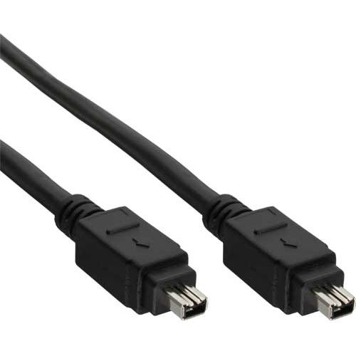 InLine FireWire M-M 3m 4-p Nero