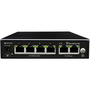 LevelOne FEP-0631 switch-uri Fast Ethernet (10/100) Power over Ethernet (PoE) Suport Negru