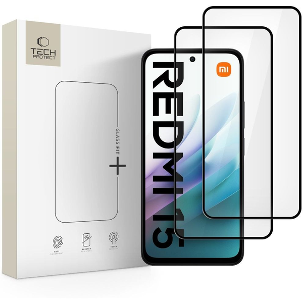 Tvrdené sklo Tech-protect pre Xiaomi Redmi 15 2 ks