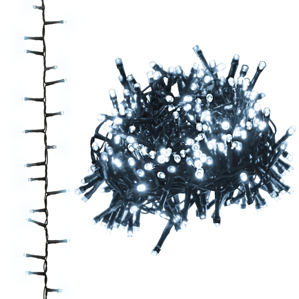 hideg fehér fényű kompakt PVC LED-szalag 1000 LED-del 10 m