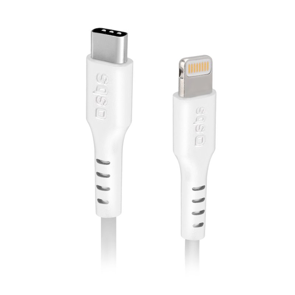 SBS USB-C auf Lightning Kabel 1m weiß