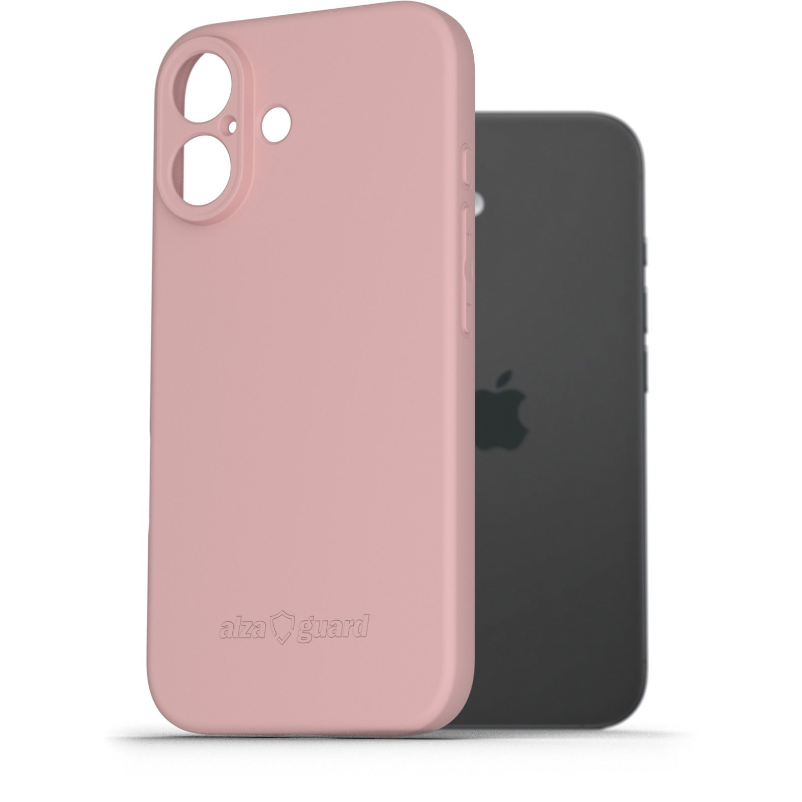 AlzaGuard Matte TPU Case iPhone 16 rózsaszín tok (AGD-PCT411P)