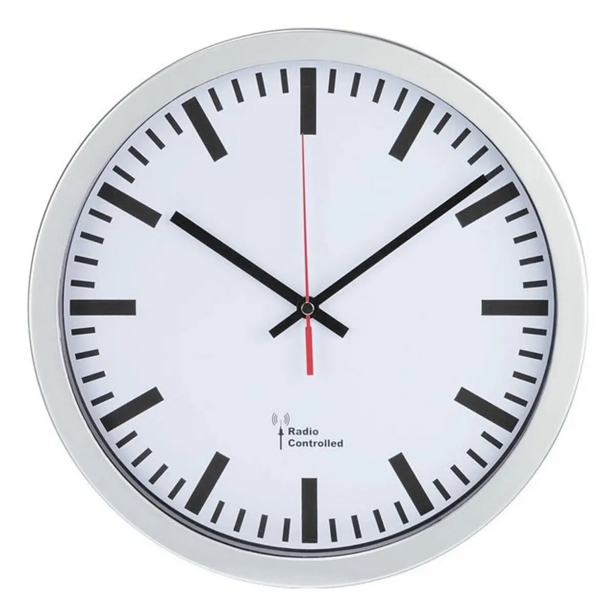Hama Bahnhof Kvarcóra Kör alakú Ezüst, Fehér (136244)